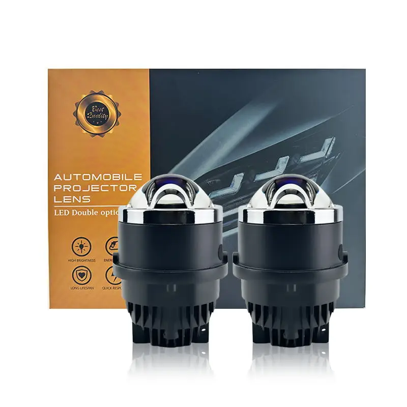 High Brightness 3.0 Inch LED Fog Lamp 6500K White H1 Bulb  Mini  VW Golf Accord X3 Compatible 12V Kia Cars New Hilux
