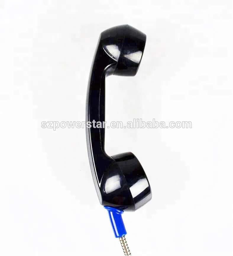 High quality ABS door phone handset vandal resistant public phone handset kiosk