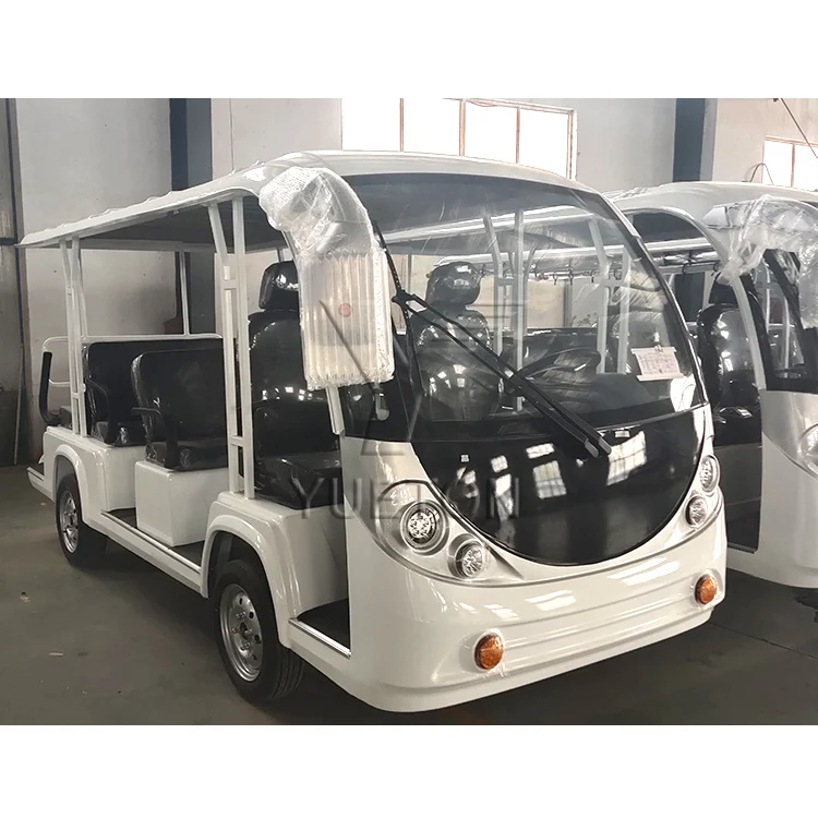 14 Passenger Vehicle Shuttle Bus Sightseeing Car & Bus For Campus