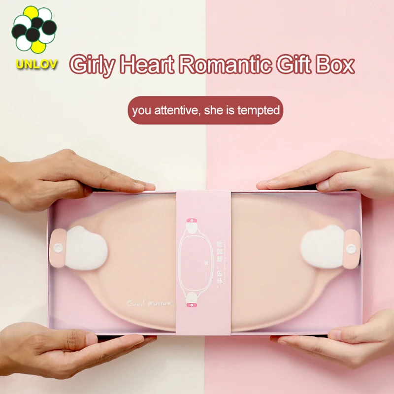 Перезаряжаемый расслабляющий Менструальный обезболивающий пластырь, массажный пояс с подогревом, удобный обогреватель живота, Электрический пояс для женщин