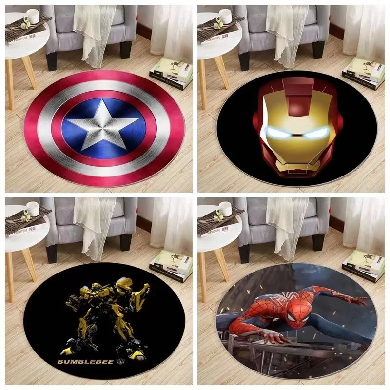 Avengers Marvel hero Spider-Man floor mat bedroom computer swivel chair hanging basket carpet can be customized