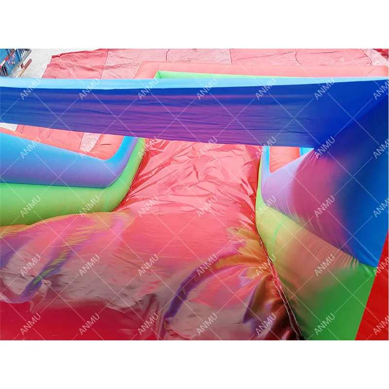 Manufacturer Inflatable Slider Custom Color Durable Inflatable Water Slide with Pool