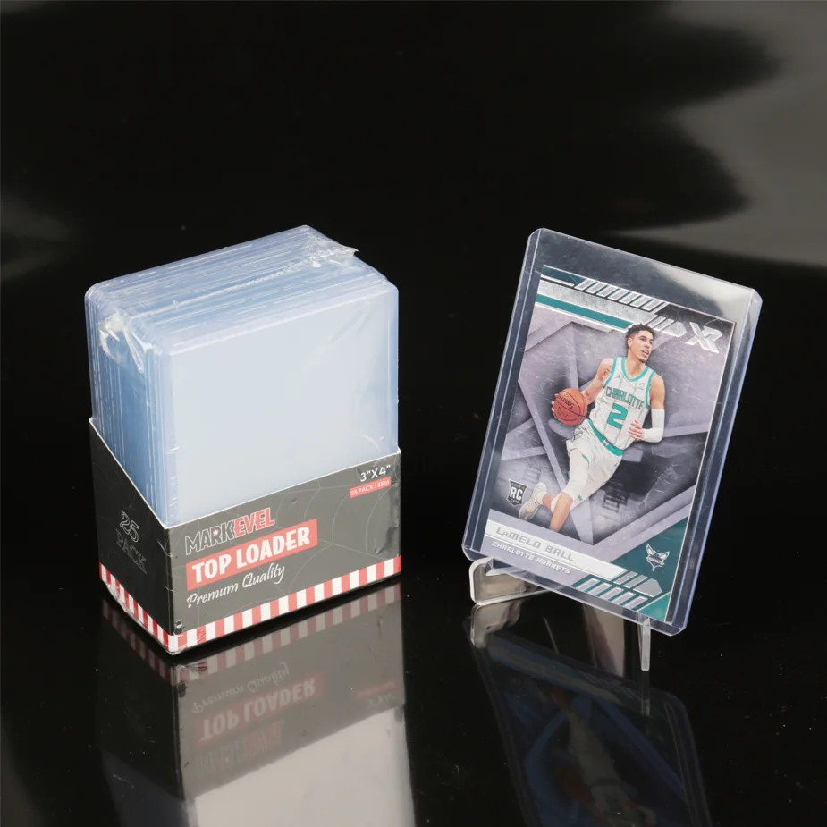 Top Selling Trading Card Penny Sleeves Clear Thick Plastic Top Loaders Card Sleeves For Baseball Sports Mtg Yugioh Card