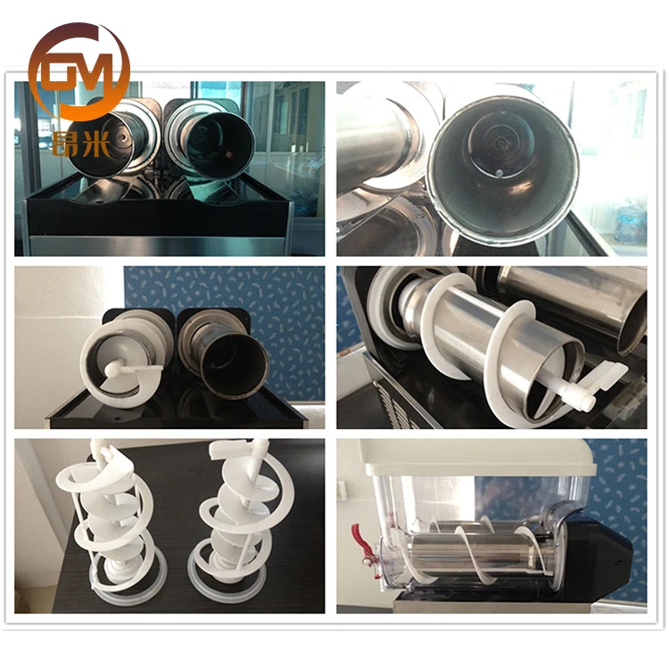Widely Using 2022 New Mini Home Use Single Barrel 2 Barrel Slush Machine