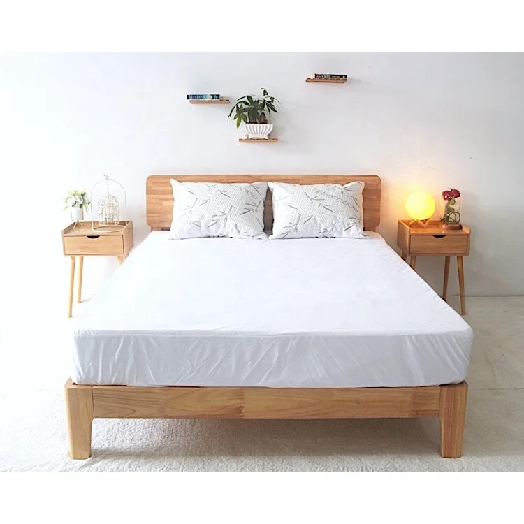 Hot Selling Fitted Style Soft Terry Fabric Waterproof Mattress Protector