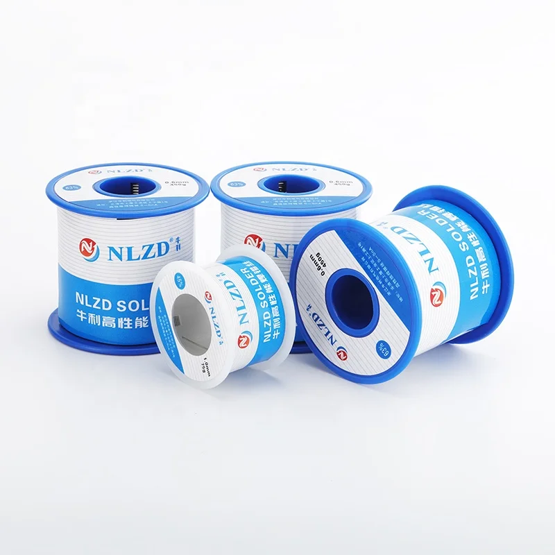 Tin Soldering Wire 0.8mm Ribbon Rosin High Purity Low Temperature Welding 1.0 Welding Wire Household Tin Copper Wire