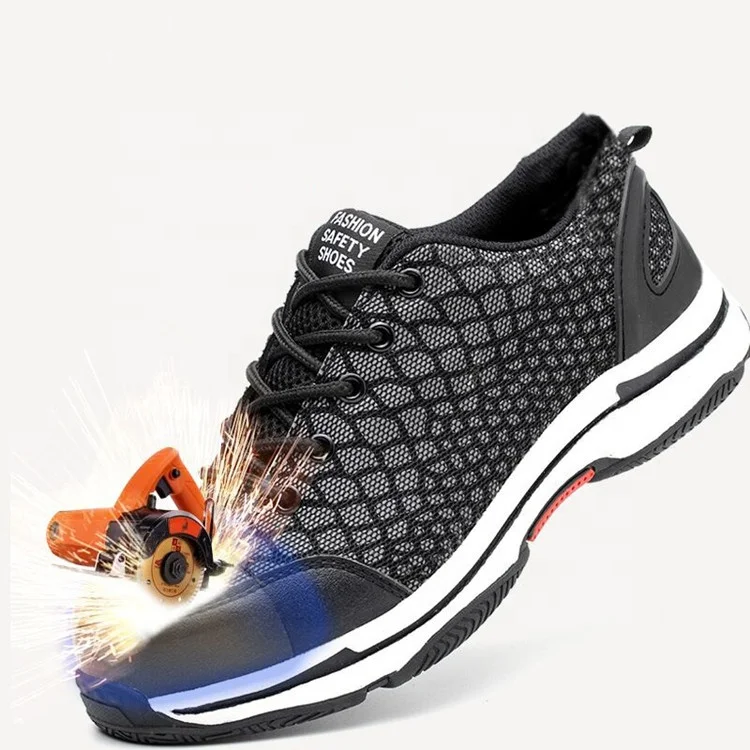 FUNTA leather work boot metal men boot ankle industrial security equipment cow leather work safety boots or work safety shoes