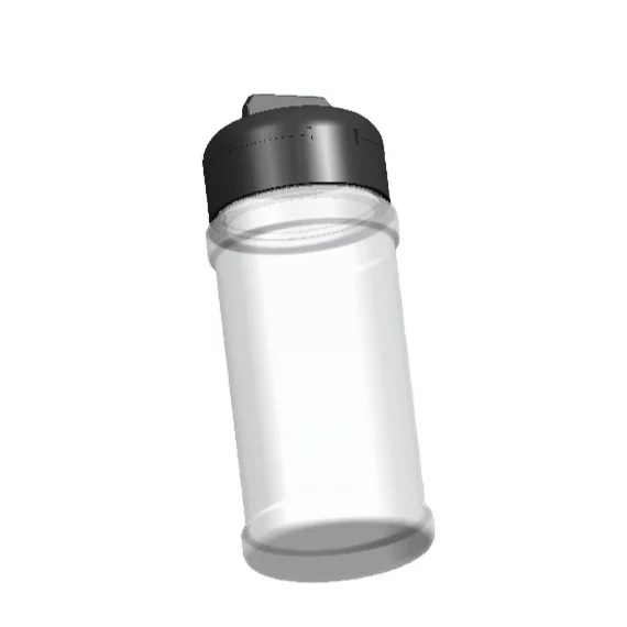 American Bbq Powder herb Pepper Salt Spice Bottle Pet Plastic Kitchen Beer Can Chicken Seasoning Shaker Jar