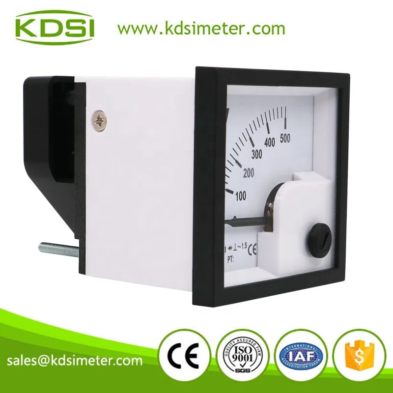 black red classic Voltmeter mini voltage meter analog vu meter