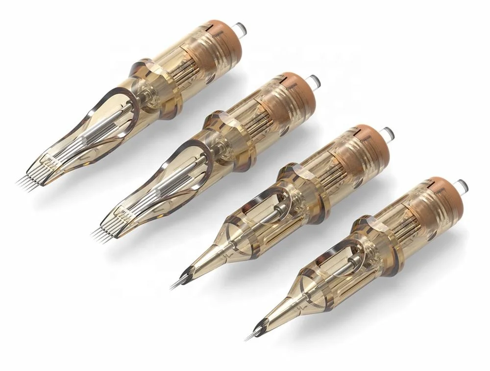 Custom Logo Different Types of cartucho 0.35mm 0.3mm Disposable Tattoo Cartridge Needle for Tattoo
