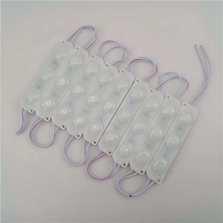 Индикаторные RGB-модули 94x20 мм 12 В 3 лампы чип smd2835 алюминиевая плата впрыскиваемый светодиодный модуль предупреждение о транспортном средстве осветительные