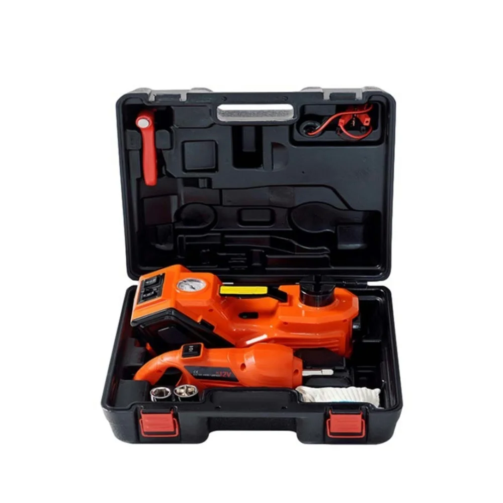 2024 Hot Sale Quick 5ton Electric Car Hydraulic Outdoor Jack Vehicle Tools High Quality 5 Ton 12v Electric Car Jacks kit