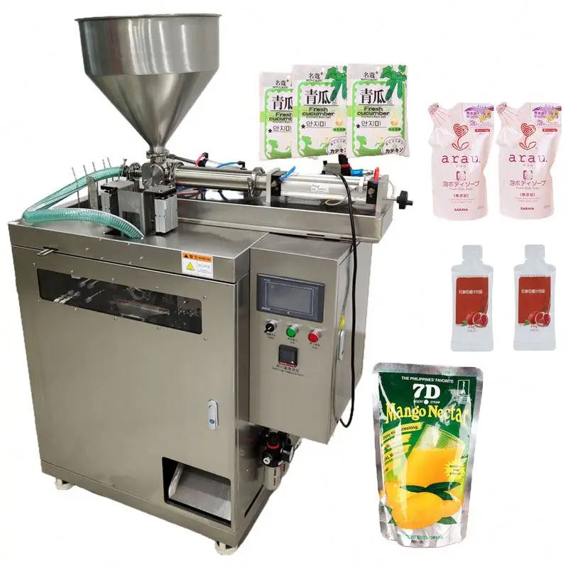 Automatic ketchup juice honey filling packaging beverage liquid snacks paste sachets sealing packaging machines for honey juice