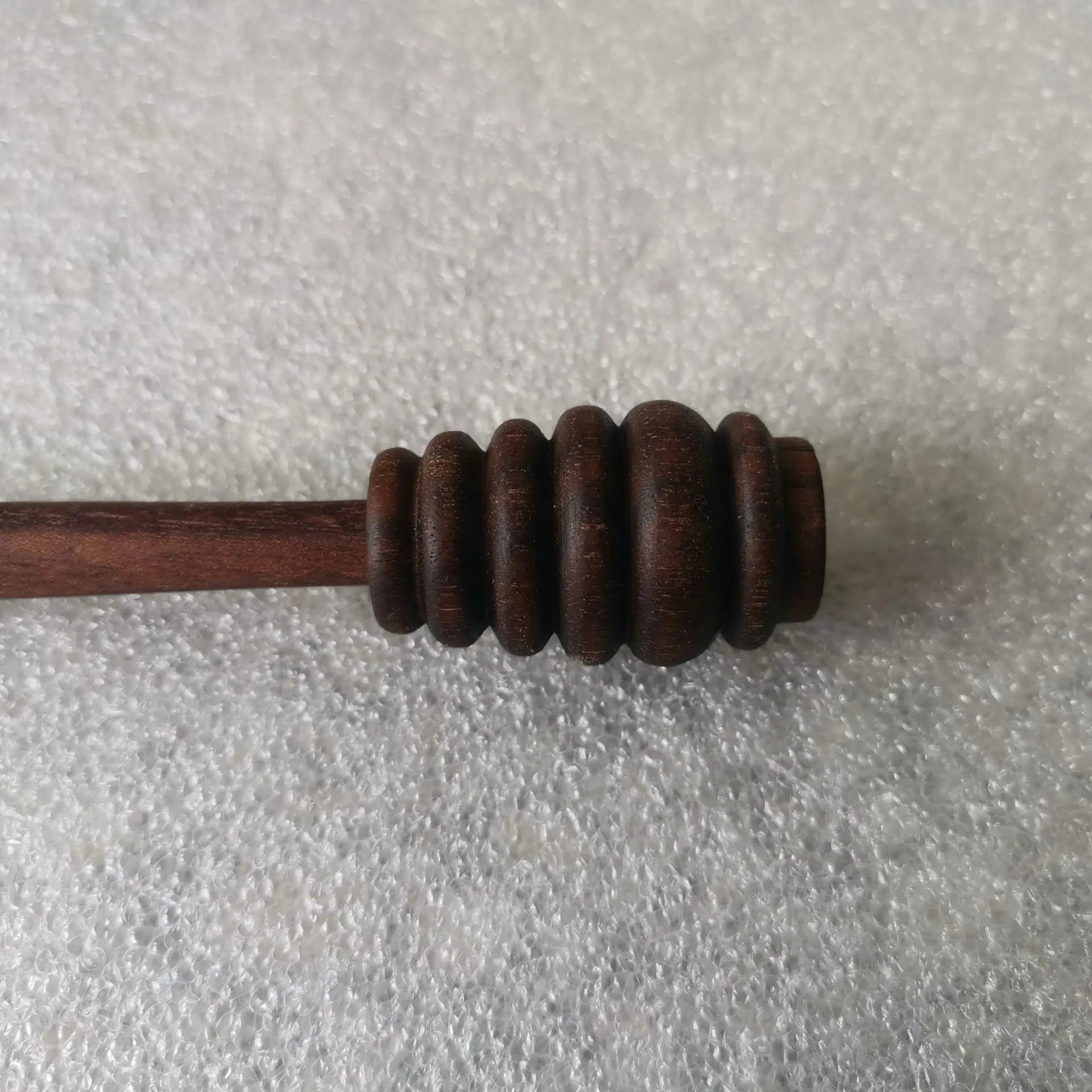 Black Walnut Wood Honey Stick Honey Server Spoon Wooden Coffee Milk Tea Jam Stir Sticks Honey Stirring Spoon