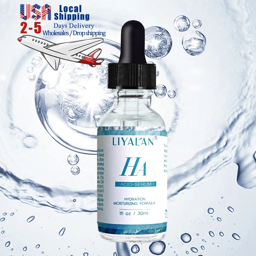 Hydrating HA Facial Serum Anti Aging Skin Care Moisturizing Hyaluronic Acid Face Serum