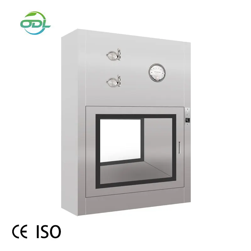 Best Price Clean Room Equipment Mechanical Electrical Interlock Autoclave Pass Box with UV Light air shower clean room