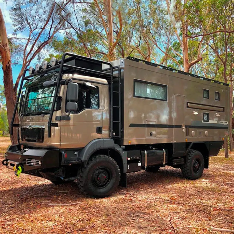 Manley 4x4 Off Road Expedition Flatbed Truck Camper Truck Sale