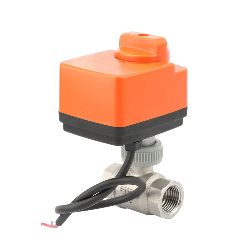 DN15 Stainless Steel Manual Electric Actuator Switch Customizable ODM Support Two-Way Plastic Ball Valve Water Control OEM