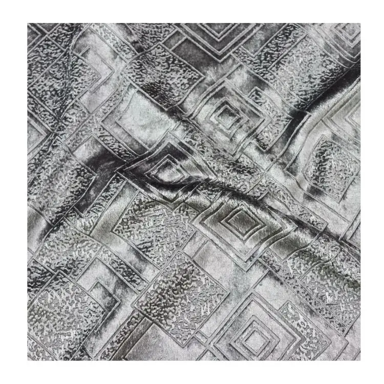 shaoxing wholesale upholstery embossed printed velvet fabric for sofa