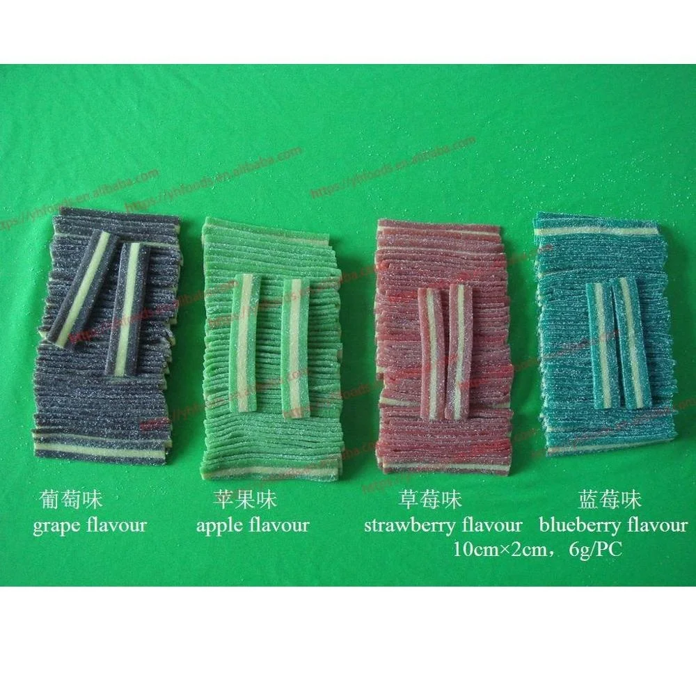 Sour Belt Roll Licorice gummy candy sweets