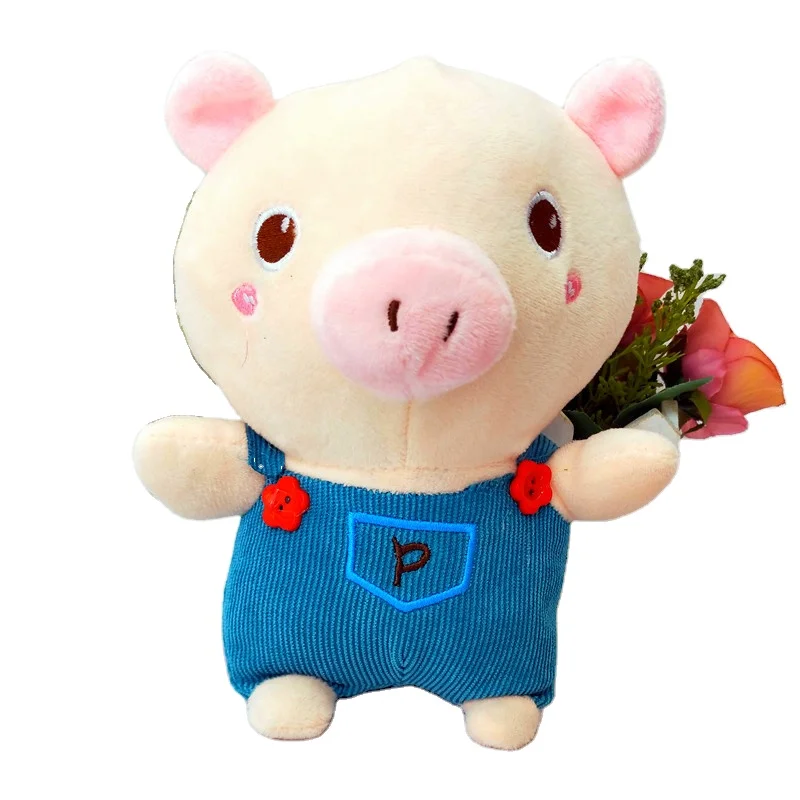 Светодиодная мягкая плюшевая игрушка в виде животного, забавный подарок на день рождения для детей, светящиеся Тряпичные куклы, украшение для дома, мультяшная плюшевая игрушка в виде свиньи