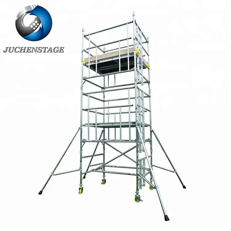 aluminum alloy movable stair folding functional layher frame bridge construction scaffold