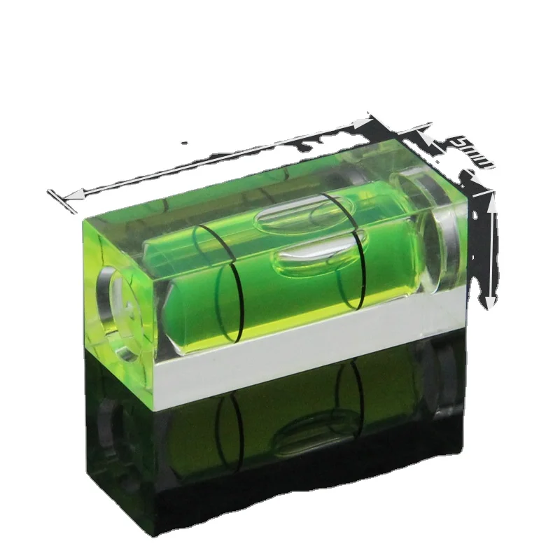 hot saling 15*15*36mm Square Spirit Level Bubble