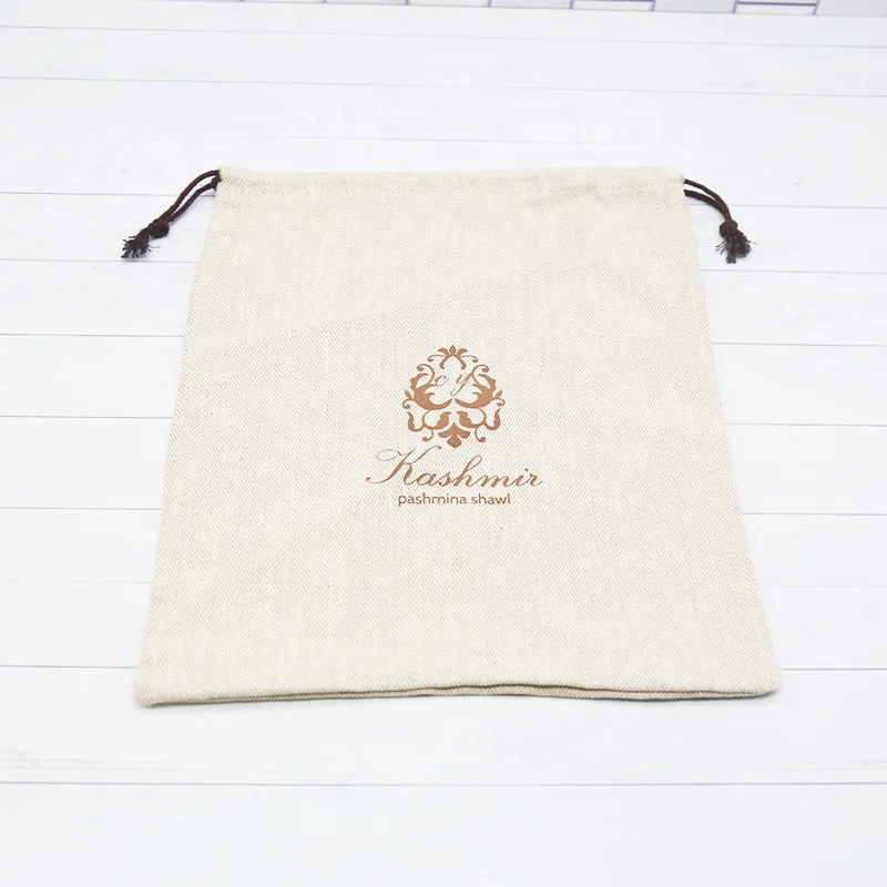 Cotton Pouch Drawstring Dust Bag Gift Package Beautiful Pattern Custom Design Promotion Logo Reusable Organic Muslin Cloth