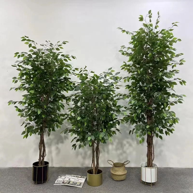 Large Artificial Plastic Bonsai Tree for Indoor Decor UV Protected Simulated Botanical Garden for Kids Room