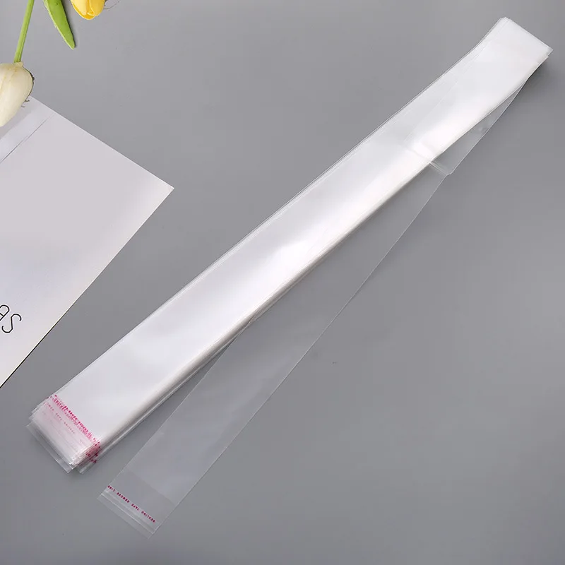Custom OPP Self Adhesive Seal Plastic Bag With Round Hole Hook Transparent Resealable Cellophane Poly Storage Packaging Bag