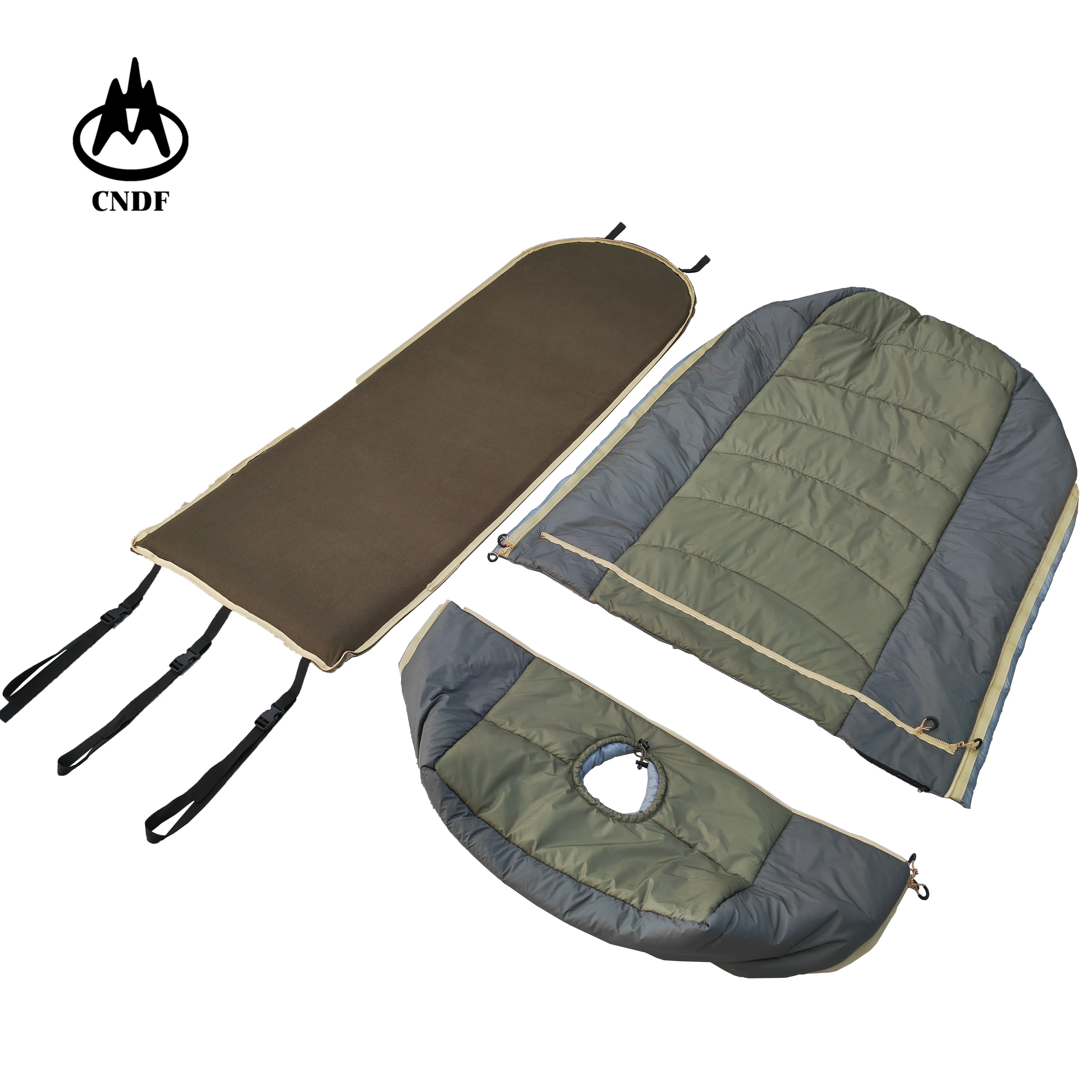 Adult Comfort Lightweight Portable Outdoor Sleep Bag New Design 3kg Winter Sleeping Bag with Sponge Mat