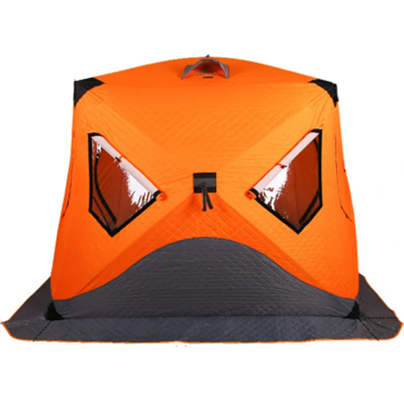 NEW Arrival Thick Cotton Camping Tent Ice Fishing Tent Winter Cold Windproof Fishing Auto Tent