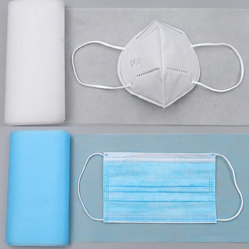 OEM 100% pp spunbonded non woven perforated fabric for mask medical product spunbond