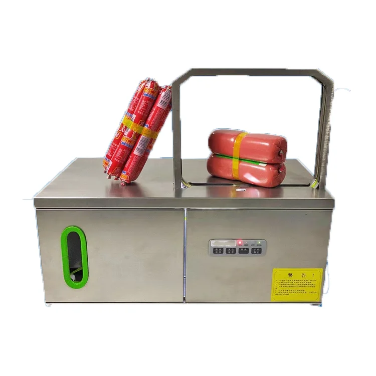 Factory Sale Various Electric Semi Automatic PP Belt Food And Paper Banding Strapping Machine