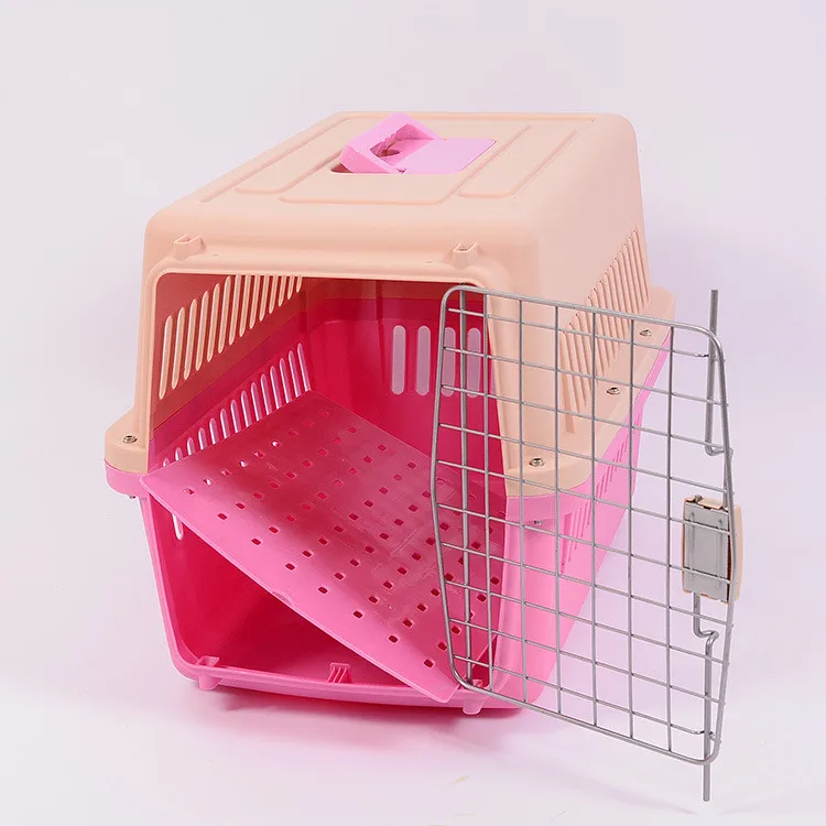 Multi model Cat Pet Travel Plastic Airline Approved Dog Travel Outdoors Cages Carriers