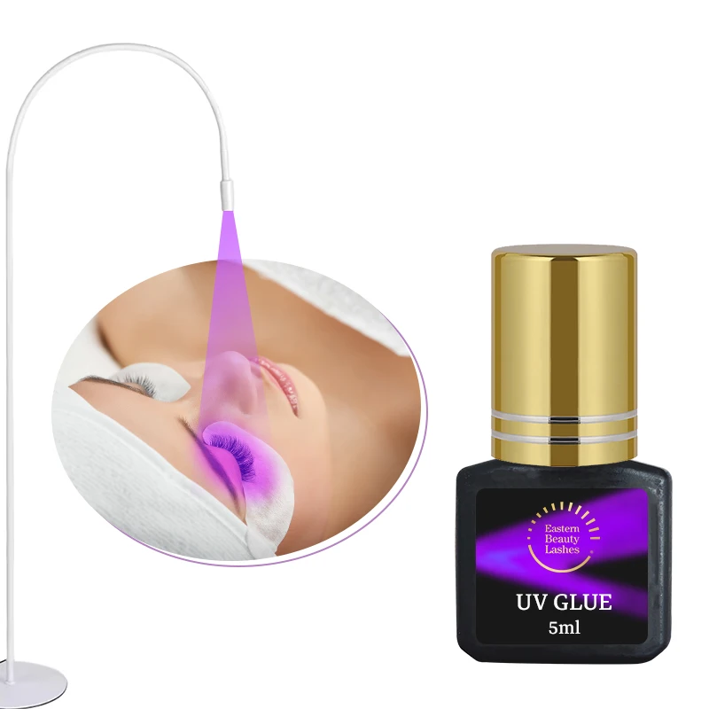 Wholesale Fast Drying Waterproof UV Light Curable Adhesive Clear Korea UV Glue For Eyelashes And Lamp