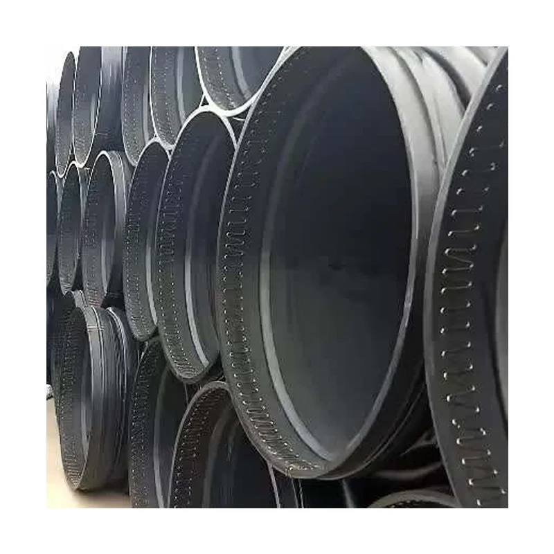 SDR16 HDPE Krah Pipe Anti-Detach Locking Structure Wall Winding Drainage Pipe