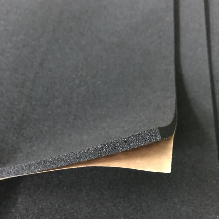 Wholesale Absorb High Frequencies rubber foam roll,sound insulation roll for building,smooth acoustic rubber foam for car