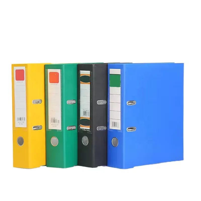 High quality direct sale A4 A5 Size arch file folder 2 holes Lever arch file directory