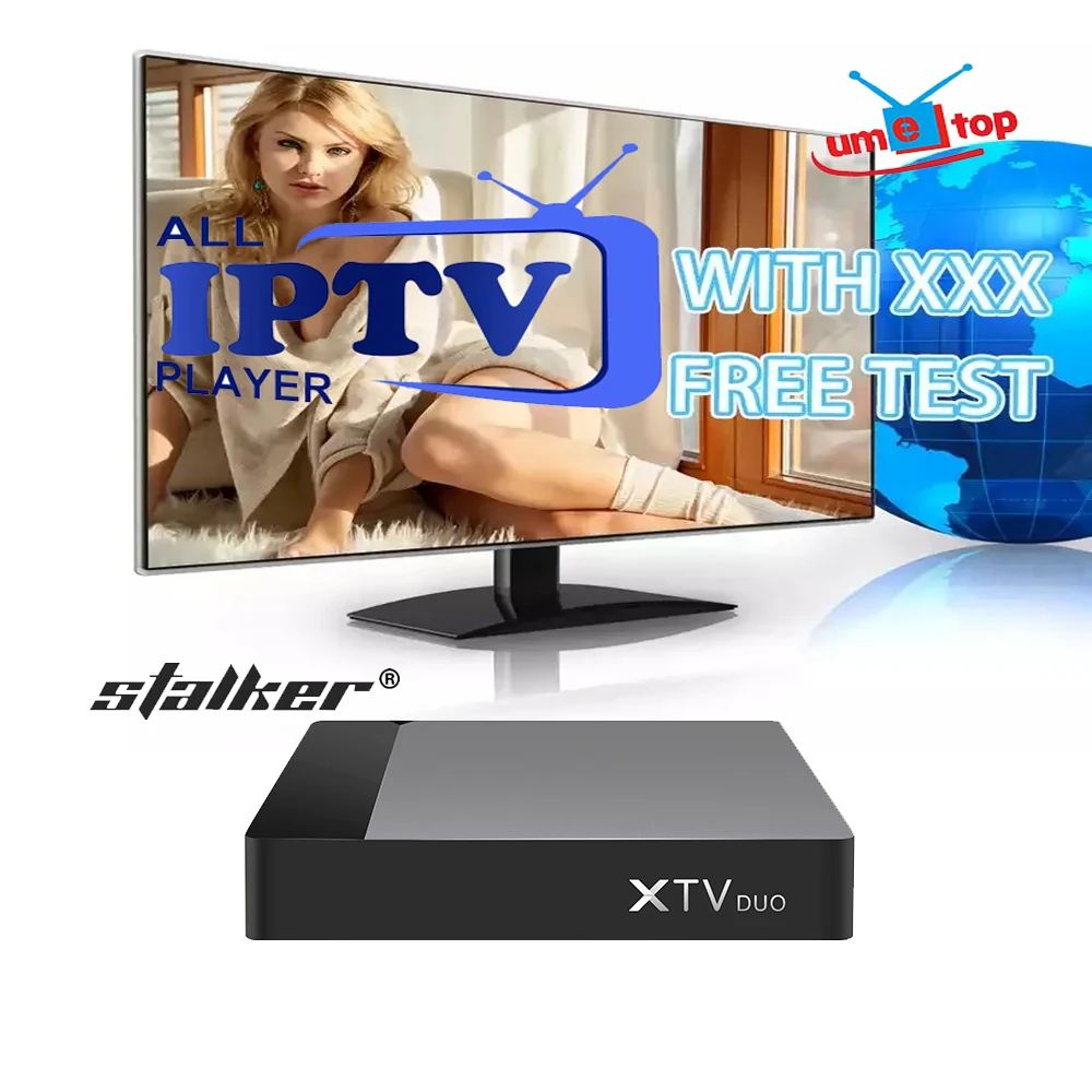 Best Streaming Stalker IPTV BOX XTV DUO 1year warranty Android 11 Amlogic S905W2 2GB 16GB Dual WIFI Euro STB player MEELO US