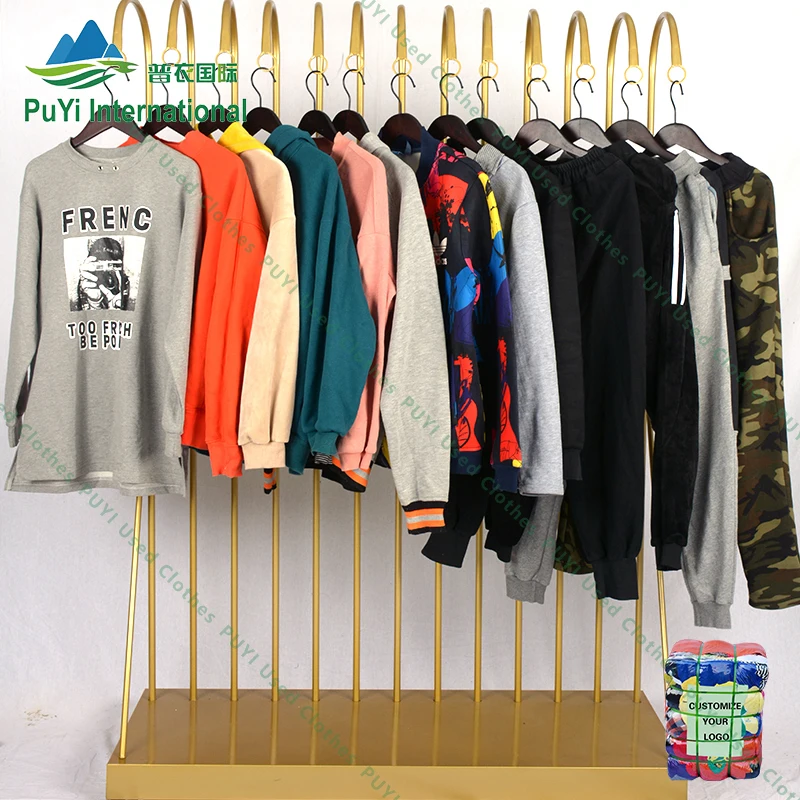 Wholesale hoodies sweatshirts clothes men second hand clothes free used clothes from uk