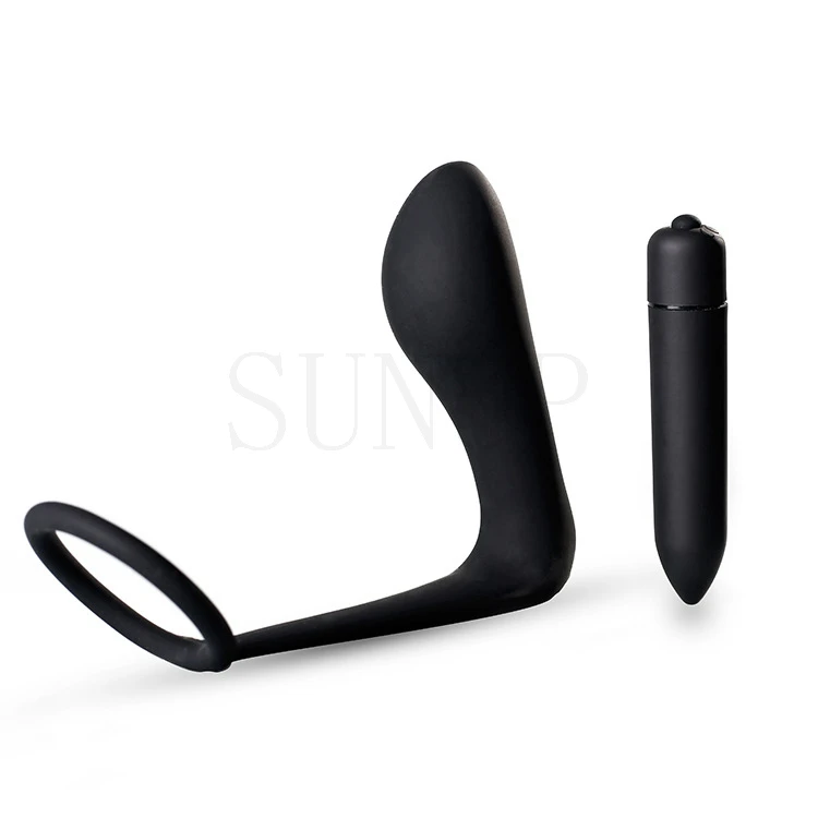 Hot Selling Prostate Massager Waterproof G Point Stimulate Prostate Massager G-Spot Vibrator Prostate Massager With Cock Ring