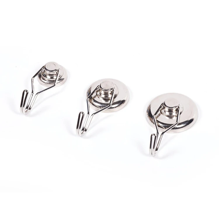 Hot Selling High Quailty neodymium pot magnetic magnet hook belt clip  swivel magnet hook D36MM