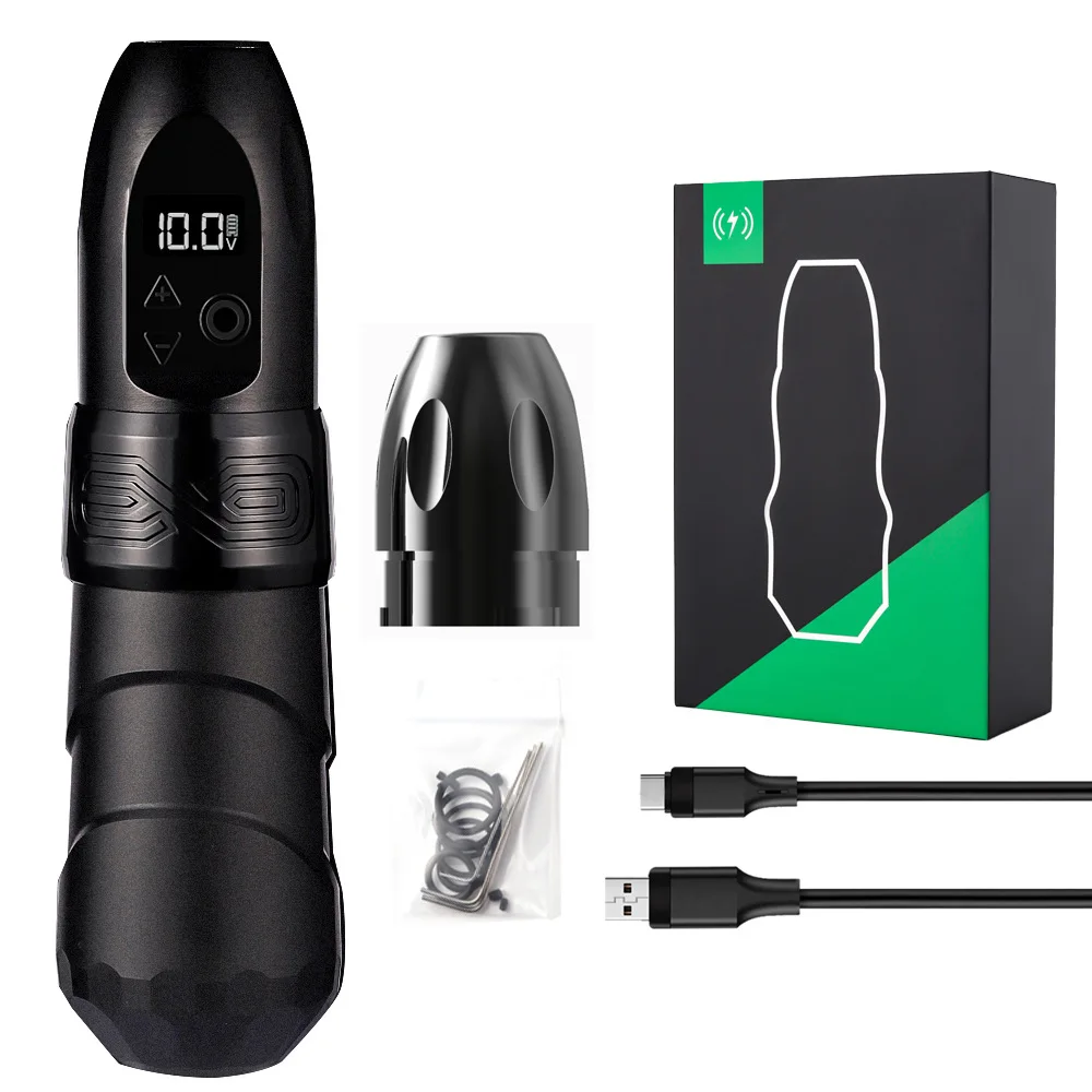 Wholesale Flux Tattoo Machine Liner Shader Powerful Motor High Quality Wireless Tattoo Machine Pen