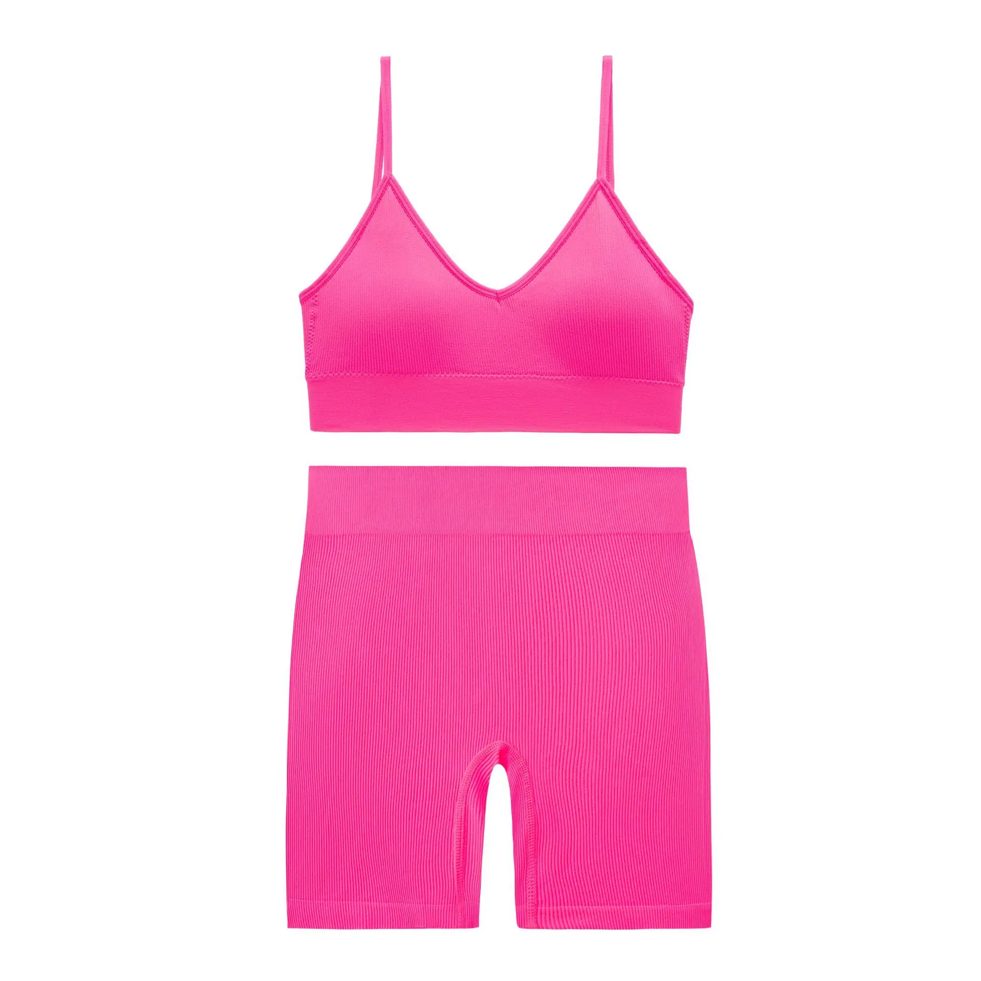 Underwear for women without steel rings, gathering bra backless sexy beautiful back sports comfortable vest bra set