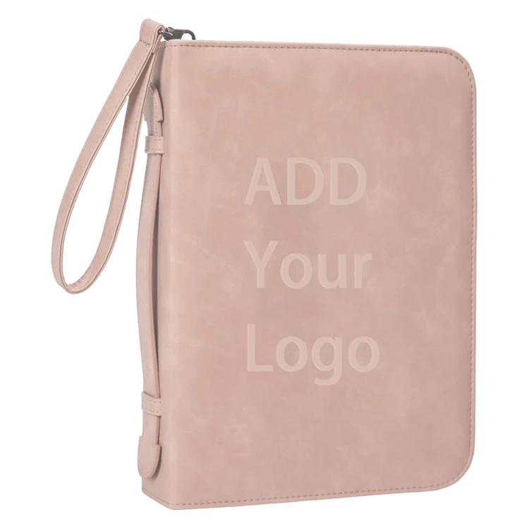 Персонализированный водонепроницаемый тканевый чехол для книги Цветочный Мягкий тисненый пустой из искусственной кожи женщин с Библией защиты на заказ