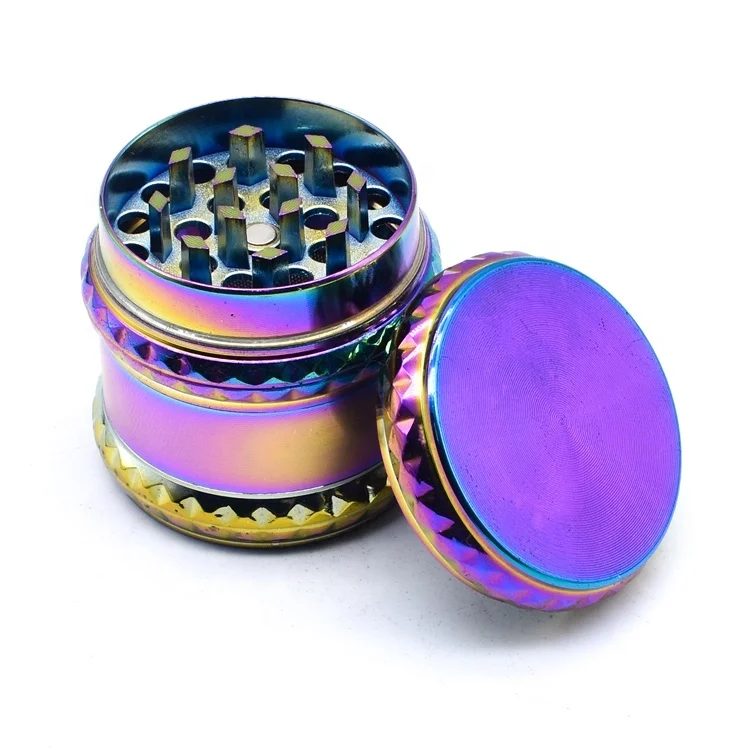 New Arrival Custom Logo Smoking Accessories 4 Layers Zinc Alloy metal Grinder Tobacco, Herb Grinder for smoke