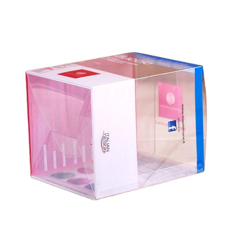 Factory custom transparent frosted environmental protection waterproof pvc packing box