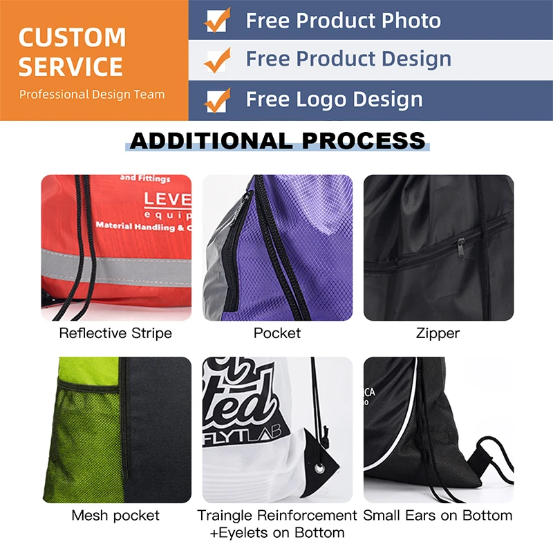 Kuoshi Custom Cheap Made Using Recycled Rpet Backpacks Promotional Travel Polyester Backpack Bag