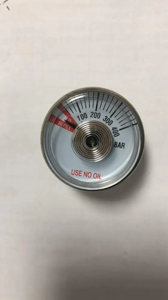 400bar oxygen pressure gauge ,pressure gauge for oxygen cylinder